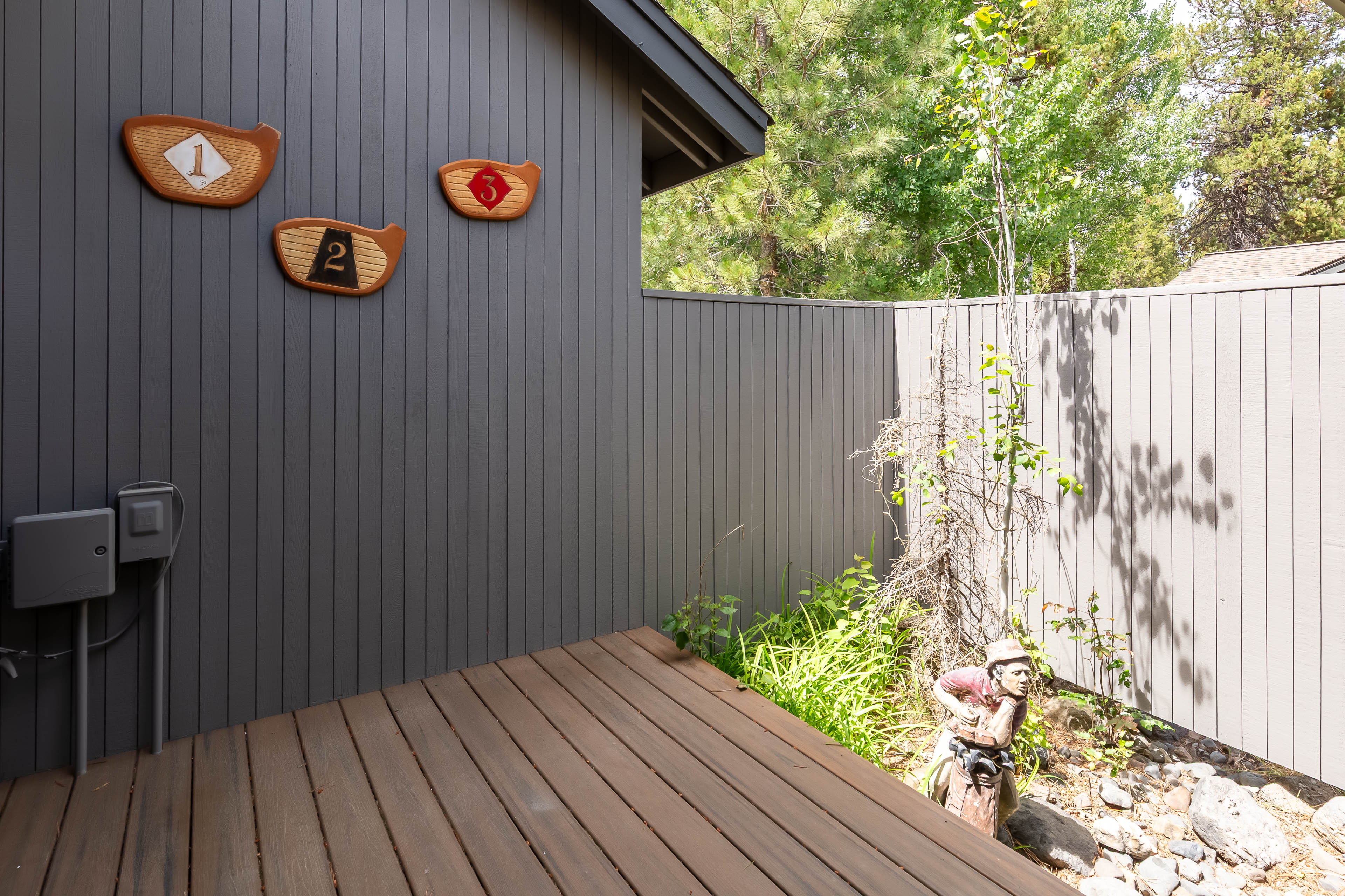 Hot Tub Area in Rear Deck