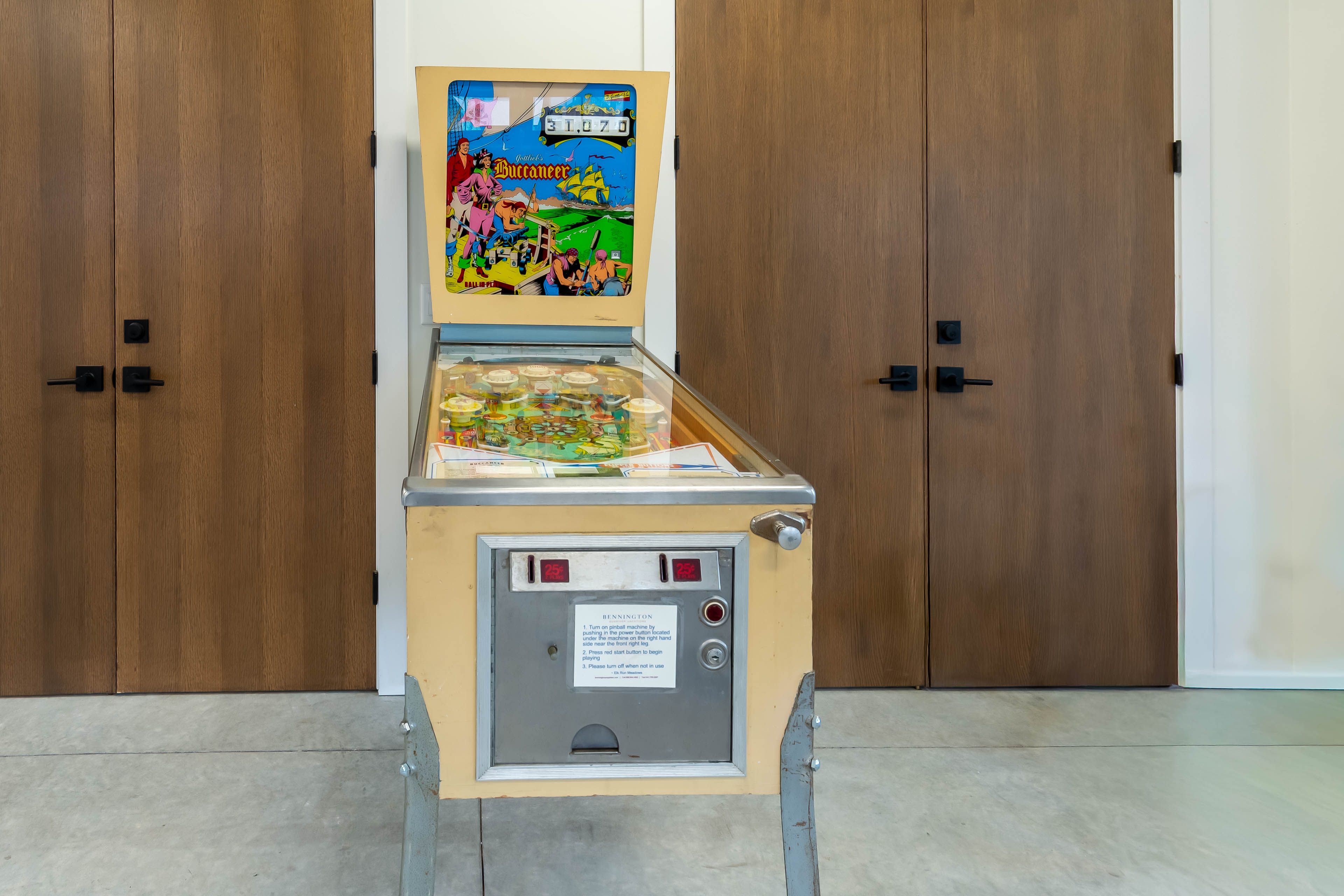 Pinball in Garage